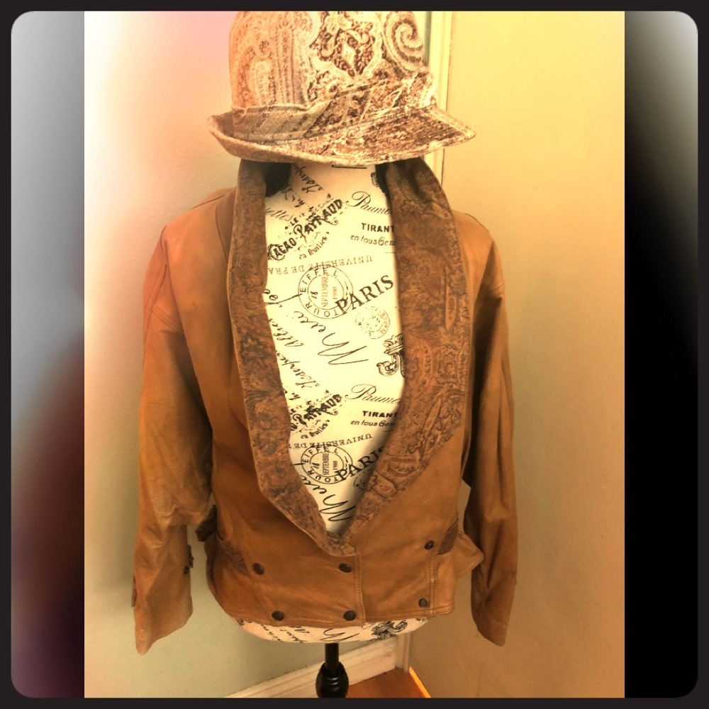 Winlet vtg leather coat